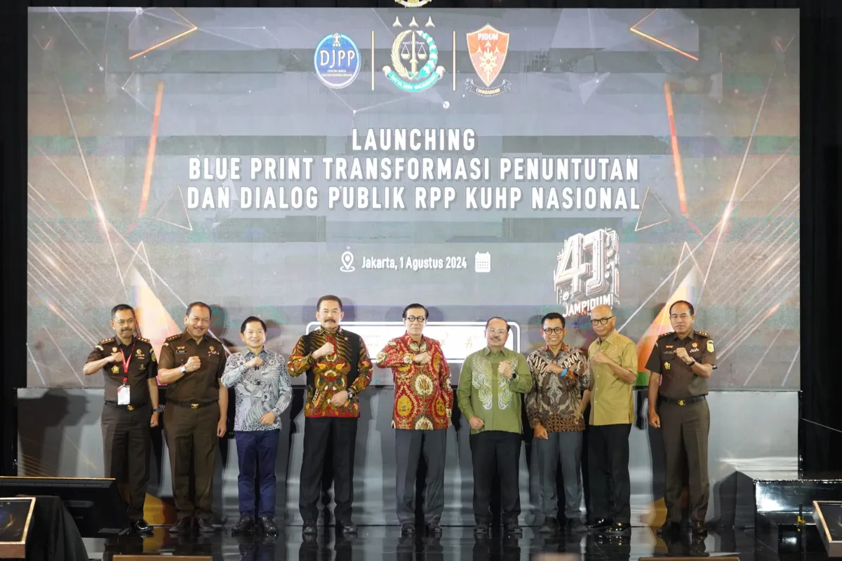 Kejaksaan Jatim Luncurkan Blueprint Transformasi Penuntutan Menuju Indonesia Emas 2045
