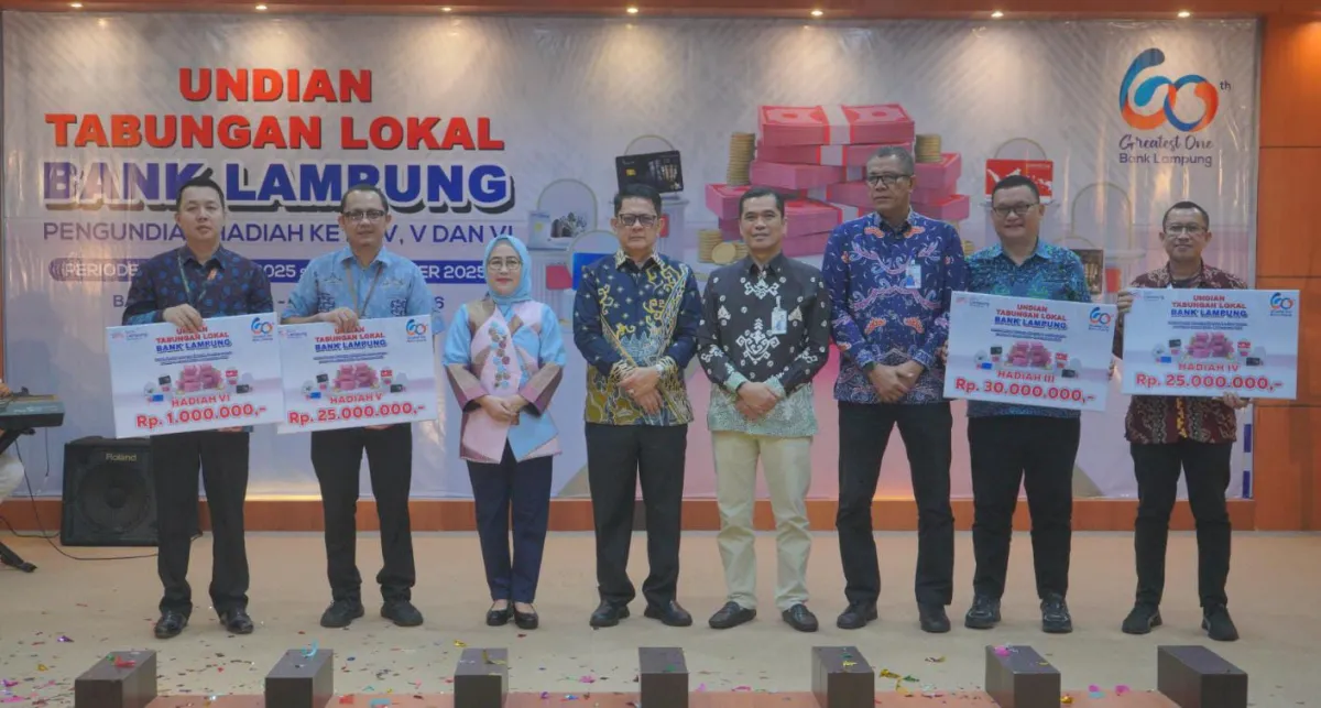 Undian Tabungan Lokal Bank Lampung Dimulai, Total Hadiah Rp1 Miliar