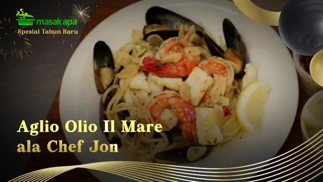 Resep Pasta Aglio Olio Il Mare dengan Sentuhan Sambal untuk Tahun Baru