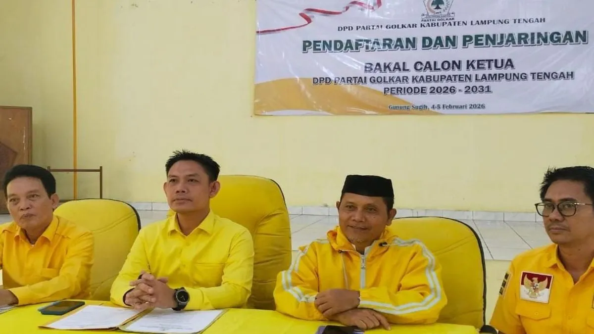 Musda XI Golkar Lampung Tengah: Pemilihan Ketua DPD 2026-2031 Segera Dilaksanakan
