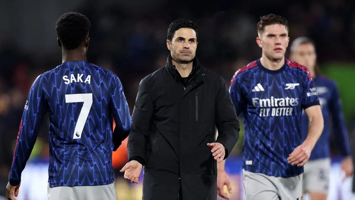 Arsenal Imbang, Jarak Poin dengan Man City Tak Berubah
