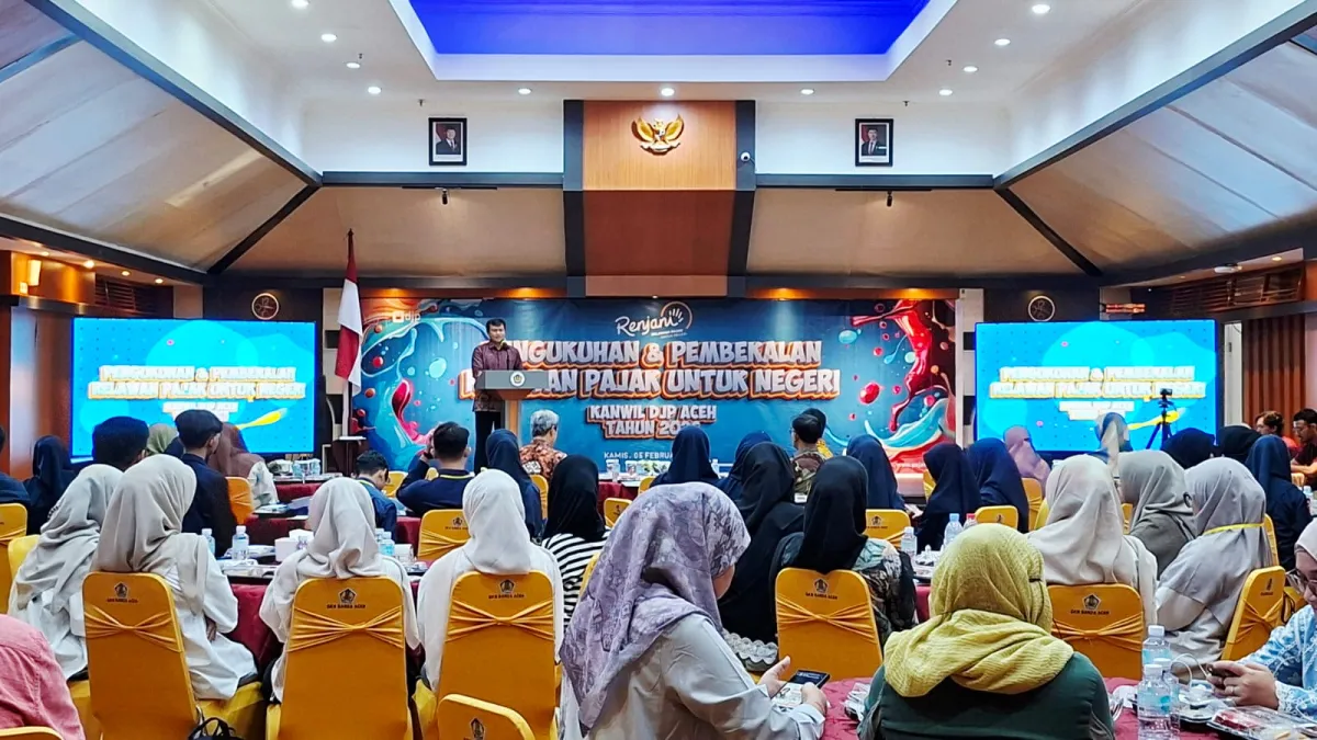 Kanwil Pajak Aceh Kukuhkan 180 Relawan Pajak dari 8 Perguruan Tinggi