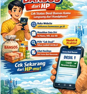 Panduan Cek Status Desil Bansos Melalui cekbansos.kemensos.go.id