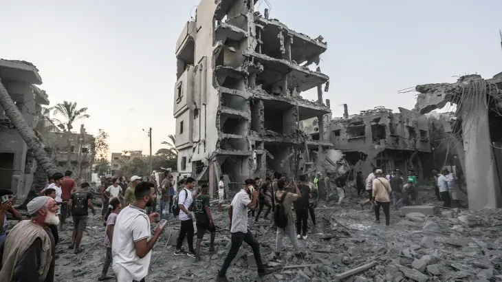 Serangan Udara Israel Targetkan Pusat Gaza dan Khan Younis