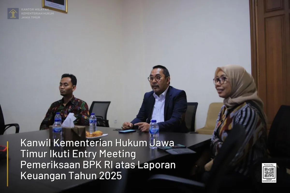 Kanwil Kemenkumham Jatim Gelar Entry Meeting Pemeriksaan BPK RI 2025