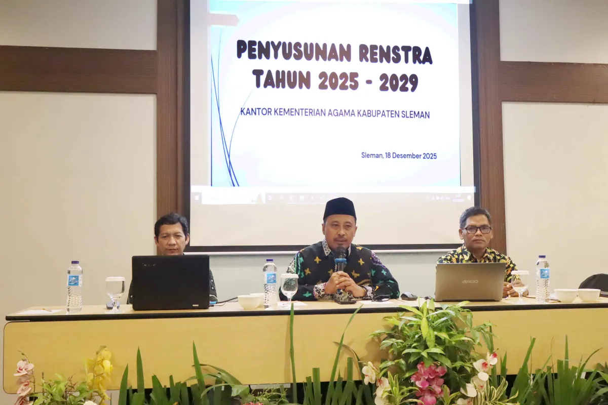 Kemenag Sleman Tegaskan Komitmen dalam Penyusunan Renstra 2025–2029