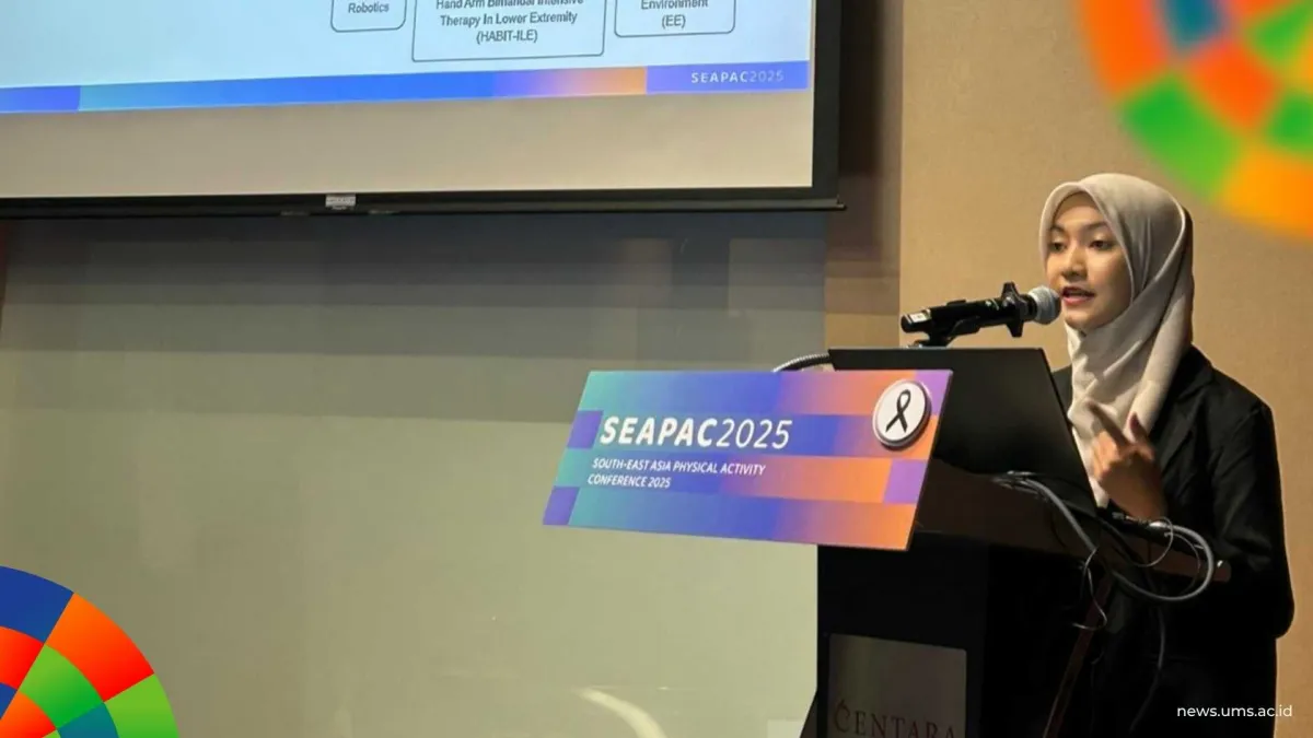 Mahasiswa Fisioterapi UMS Berpartisipasi dalam Konferensi Internasional SEAPAC 2025 di Thailand