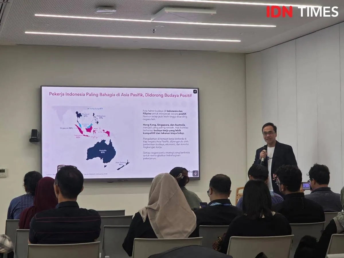 Kebahagiaan Pekerja Indonesia Ungguli Asia Pasifik