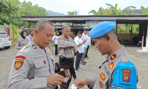 Polsek Piyungan Laksanakan Gaktiplin untuk Tingkatkan Disiplin Personel