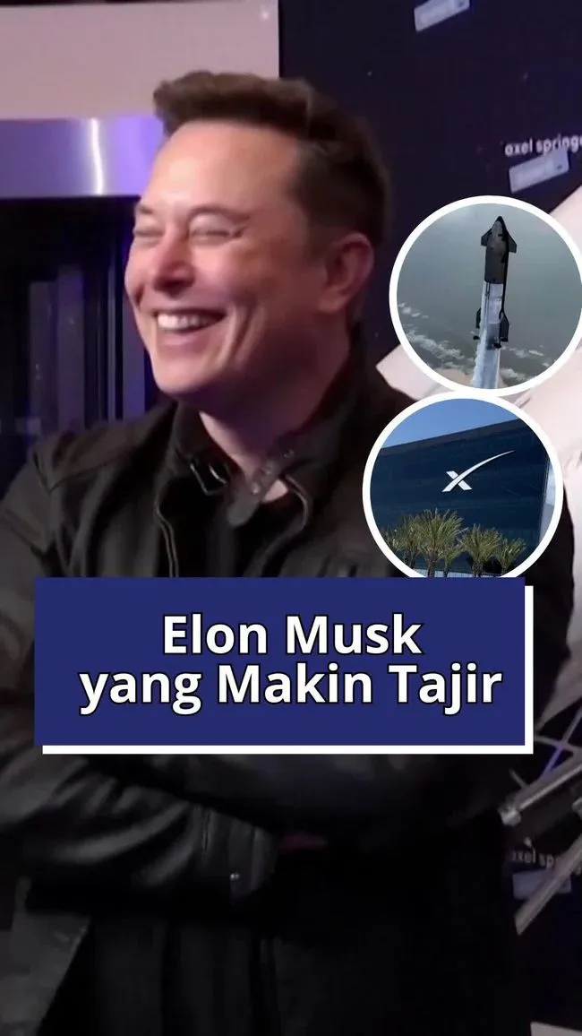 Elon Musk Makin Kaya, Kekayaan Tembus Rp 10.643 Triliun