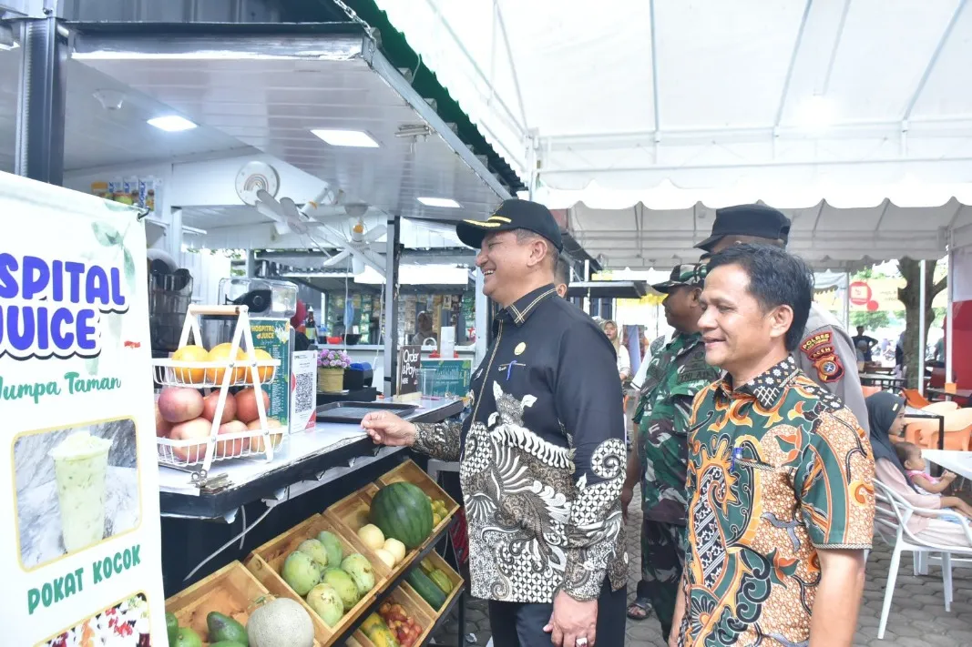 Bupati Aceh Tamiang Resmikan Pusat Jajanan Kampung Kesehatan