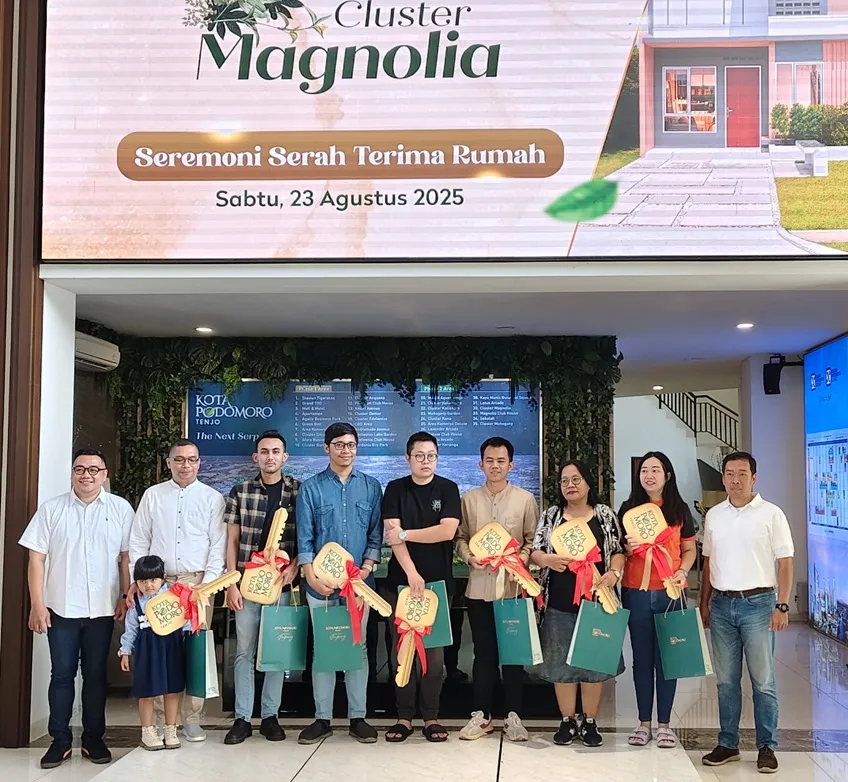 Percepatan Serah Terima Cluster Magnolia di Kota Podomoro Tenjo
