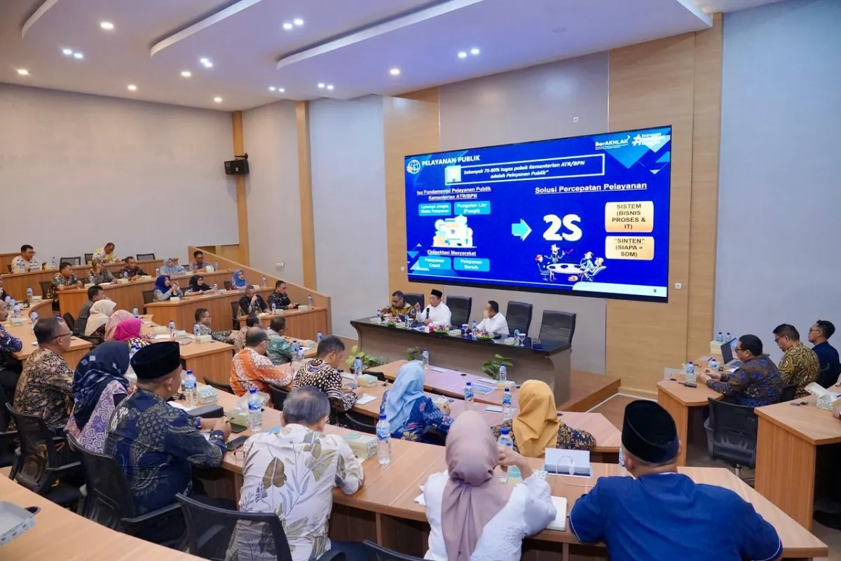 Nusron Wahid Ajak Transformasi Layanan Pertanahan untuk Generasi Muda