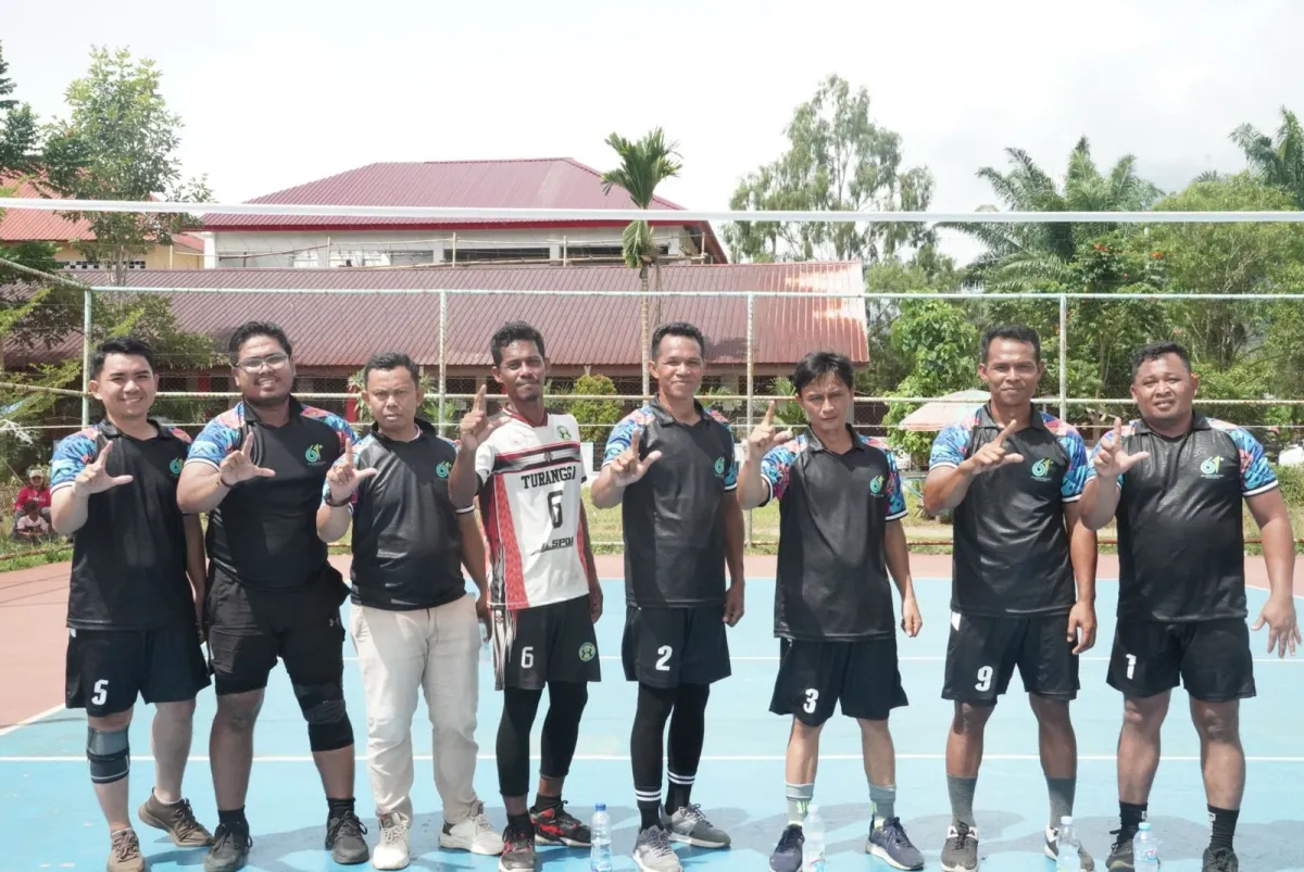 Puskesmas Angkona Raih Juara 1 Lomba Voli Putra HKN ke-61