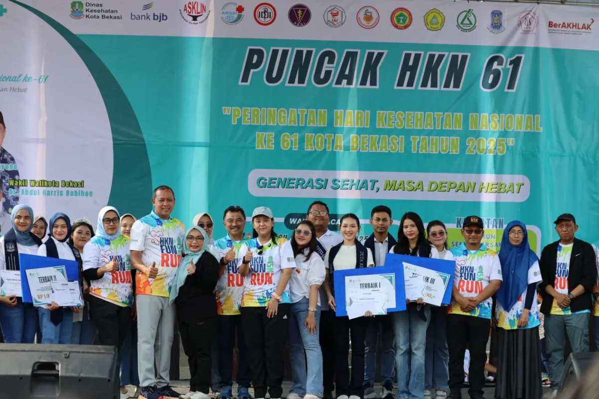Wali Kota Bekasi Serukan Gaya Hidup Sehat dalam HKN ke-61