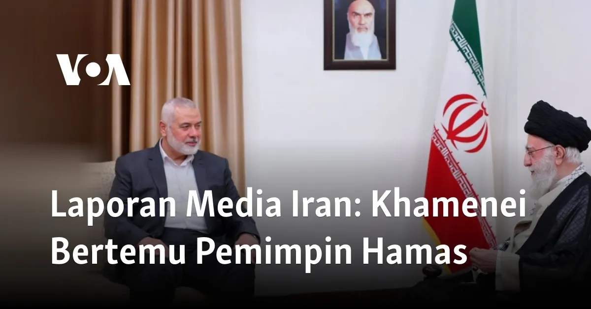 Pertemuan Khamenei dan Pemimpin Hamas: Dukungan Iran untuk Palestina