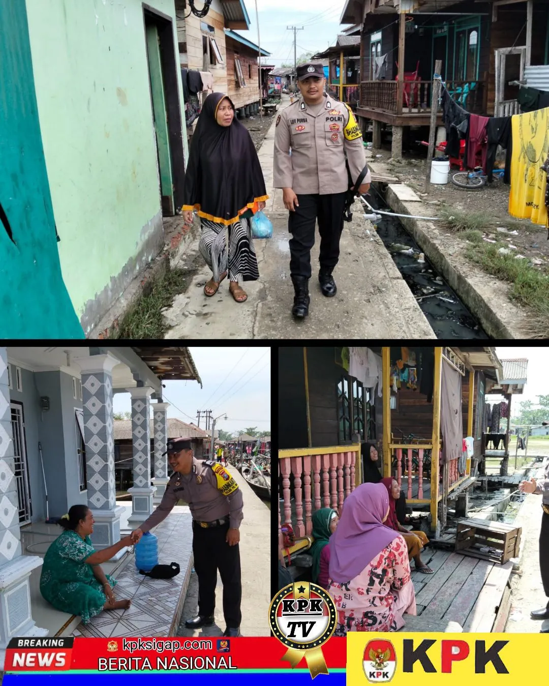 Bhabinkamtibmas Ajak Nelayan Jaga Kelestarian Laut dan Keamanan Sosial