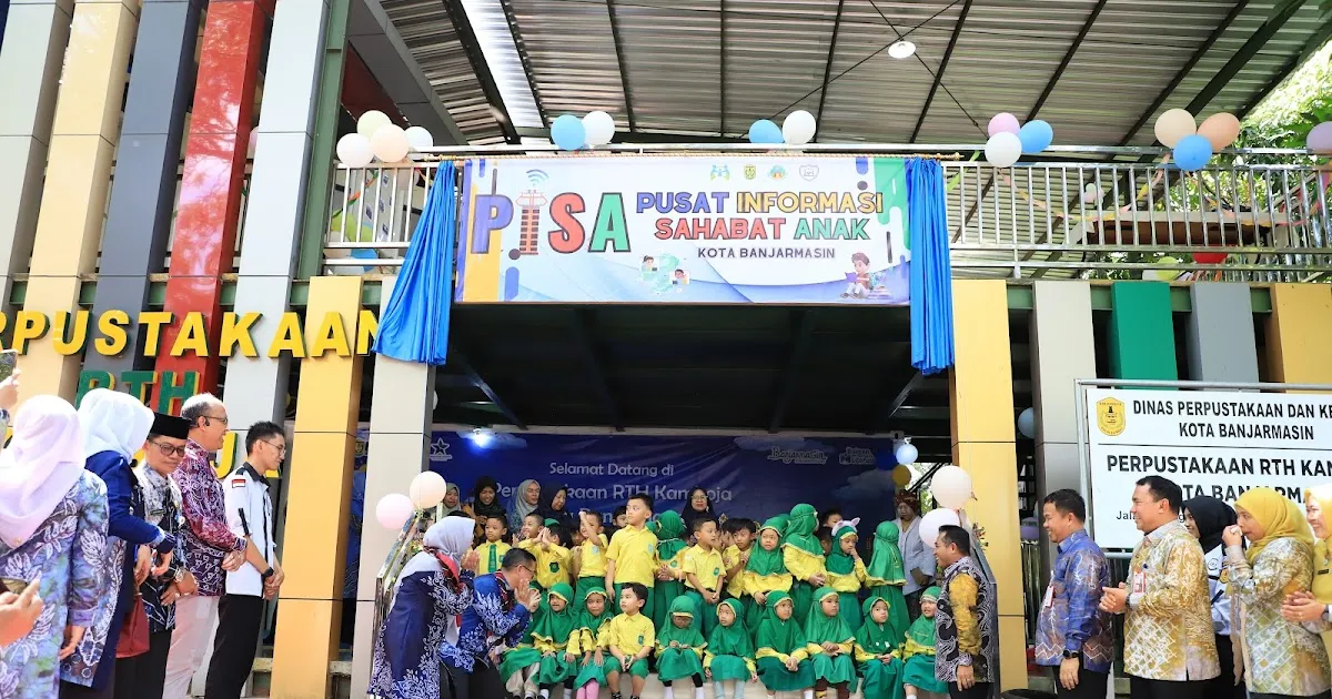 Banjarmasin Resmikan Pusat Informasi dan Sarana Bermain Anak untuk Tingkatkan KLA