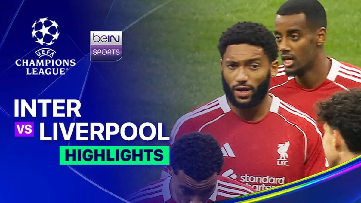 Pertandingan Inter vs Liverpool di UEFA Champions League 2025/26