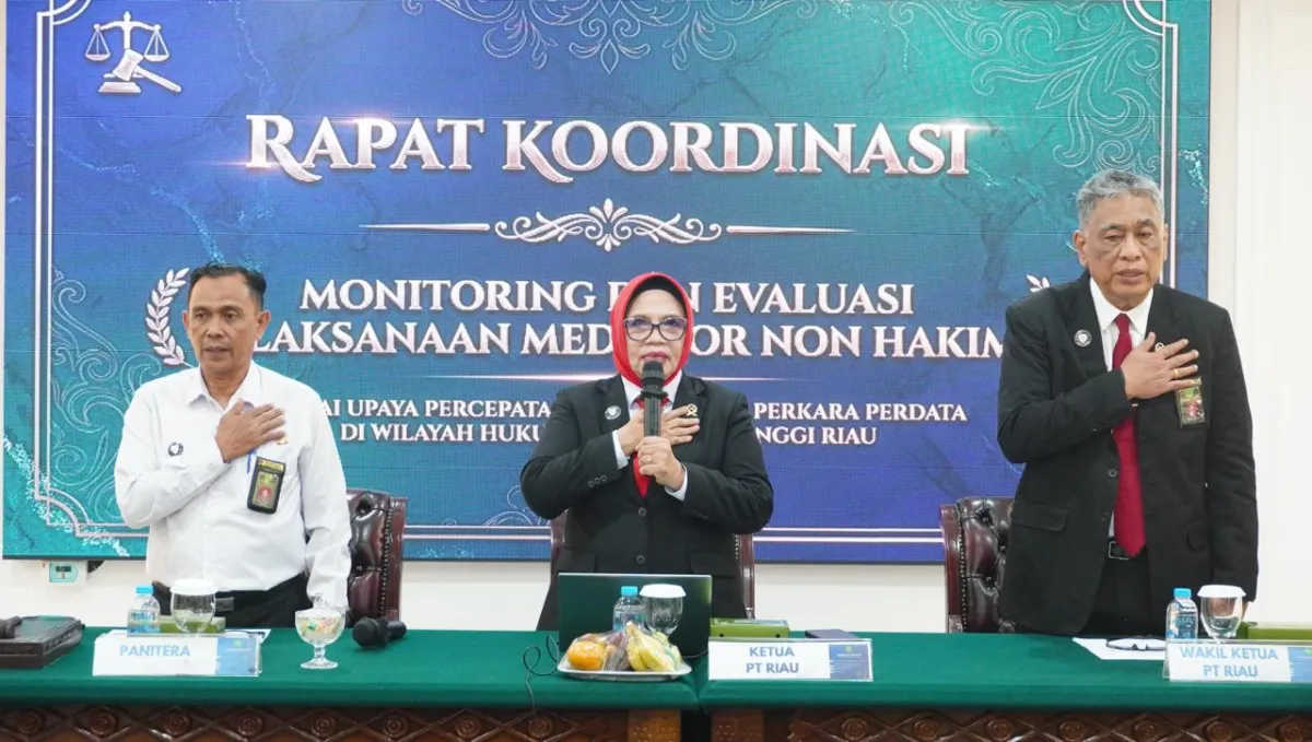 Pengadilan Tinggi Riau Tingkatkan Peran Mediator Non-Hakim untuk Percepatan Penyelesaian Perkara