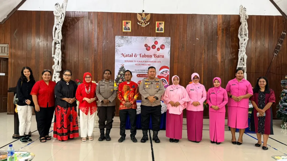 TK Kemala Bhayangkari Gelar Ibadah Natal untuk Perkuat Ketahanan Keluarga