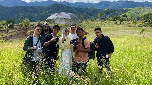 Pasangan Musisi Aceh, Cut Rani Auliza dan Mohderzam Syuting Videoklip di Bukit Siron