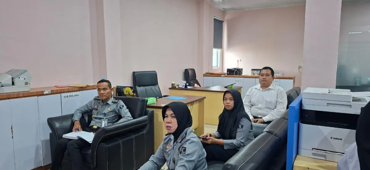Kanwil Kemenkum Sumsel Ikuti Rakor Peningkatan Pelayanan Hukum Perdata