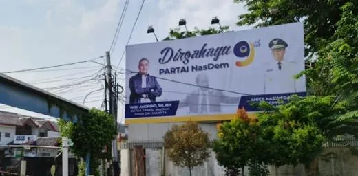 Anies Baswedan Muncul di Baliho HUT Nasdem, Pertanda Arah Politik 2024?