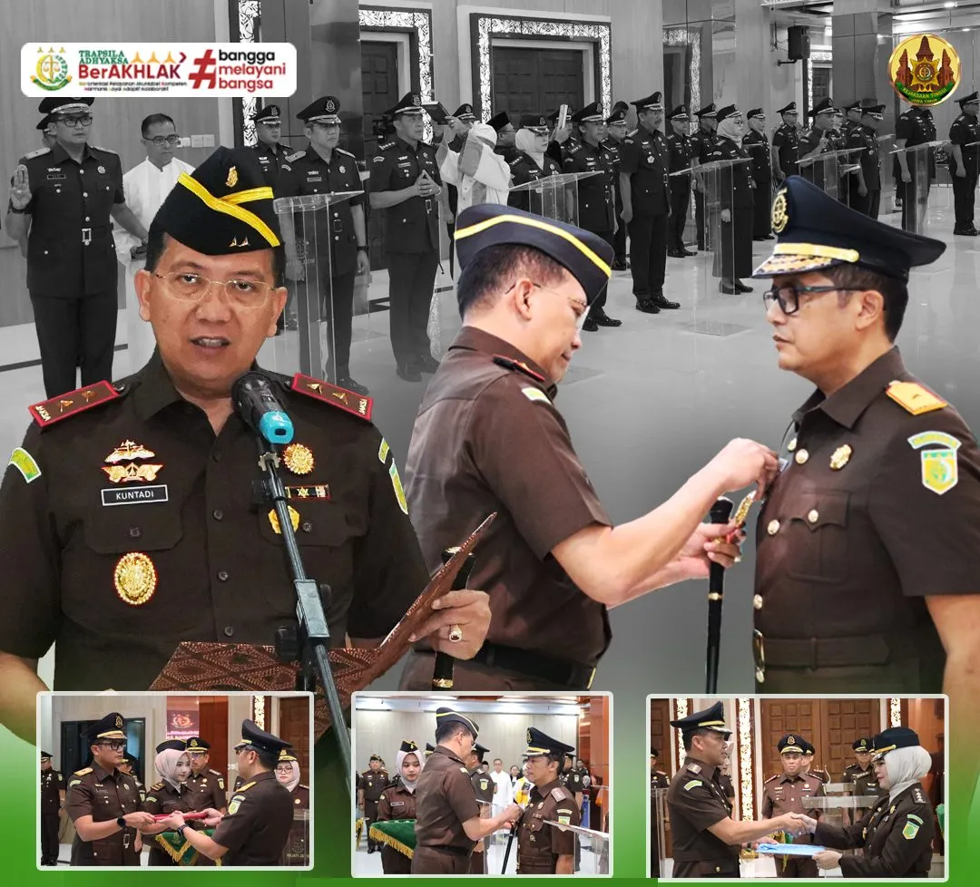 Kejaksaan Tinggi Jawa Timur Lantik Pejabat Eselon II dan III