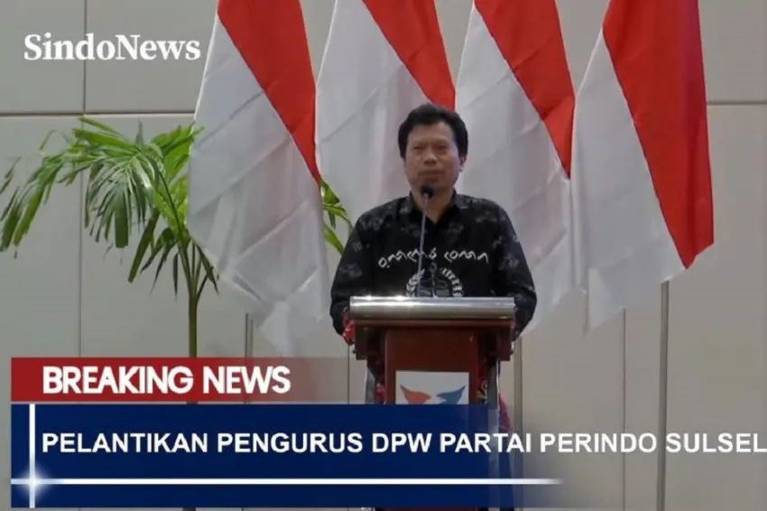 Abdul Hayat Gani Dilantik sebagai Ketua DPW Perindo Sulsel