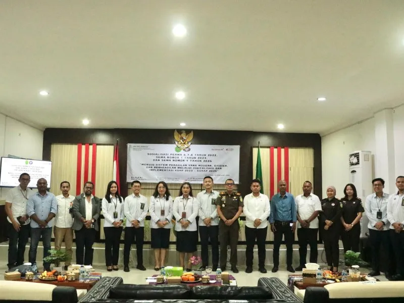 PN Oelamasi Gelar Sosialisasi Peraturan Mahkamah Agung untuk Modernisasi Peradilan