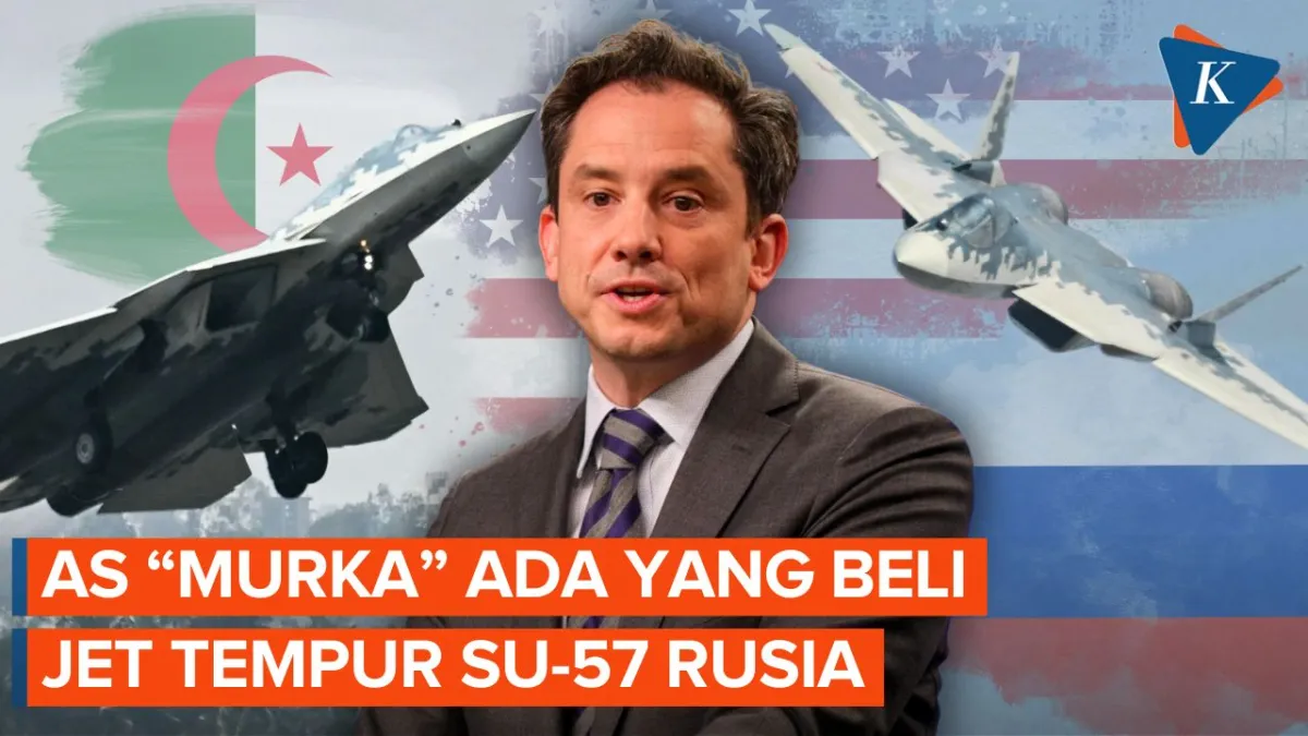 AS Ancang-Ancang Sanksi Aljazair Usai Pembelian Jet Tempur Su-57 dari Rusia