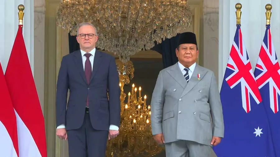 Prabowo Terima Kunjungan PM Australia Anthony Albanese di Istana