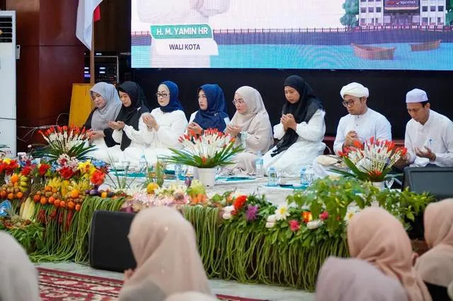 Dekorasi Sayur dan Buah Memeriahkan Peringatan Isra Mi’raj di Banjarmasin