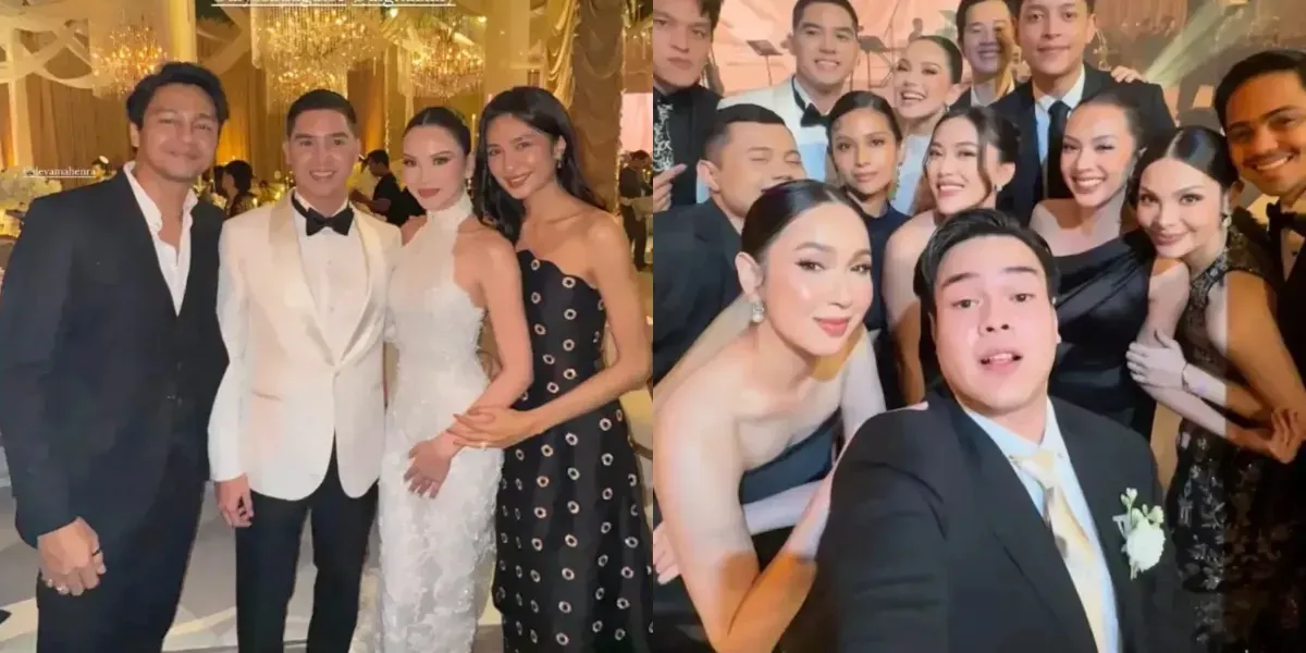 Selebriti Hadiri Resepsi Tertutup Al Ghazali dan Alyssa Daguise