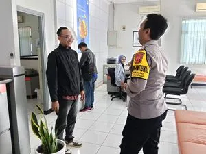 Polsek Sukadana Imbau Kamtibmas kepada Petugas Perbankan