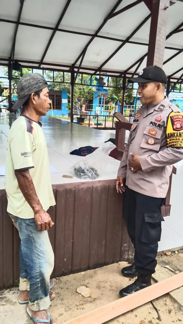 Patroli Dialogis Pagi Polsek Sangatta Utara Tingkatkan Keamanan Lingkungan