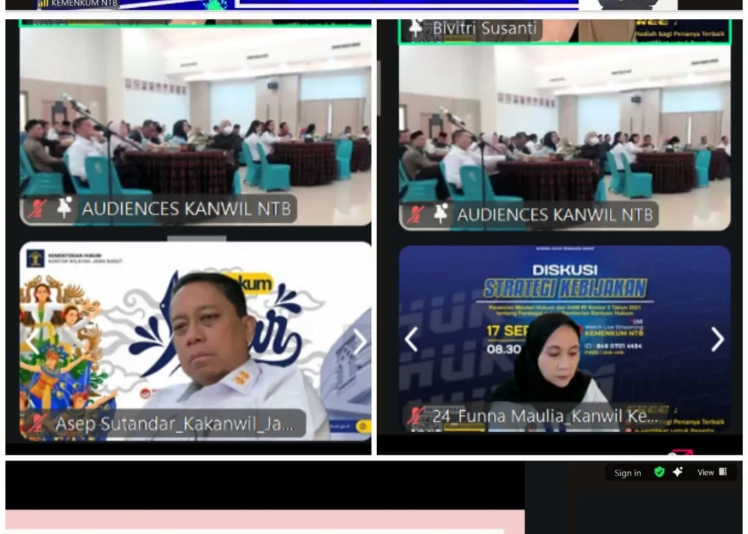 Kemenkum Jabar Siap Perkuat Implementasi Paralegal Setelah Diskusi Kebijakan dengan Kemenkum NTB
