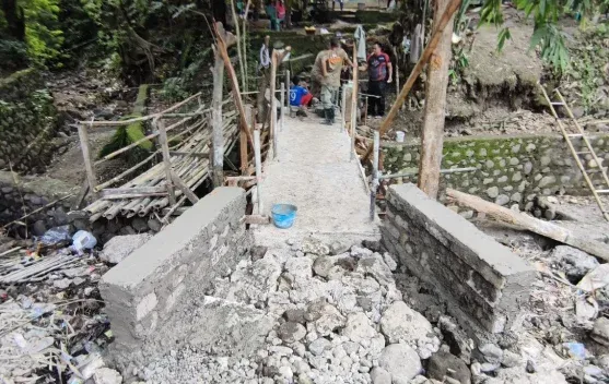 Pembangunan Jembatan Penghubung di Lipa Dukung Mobilitas Masyarakat