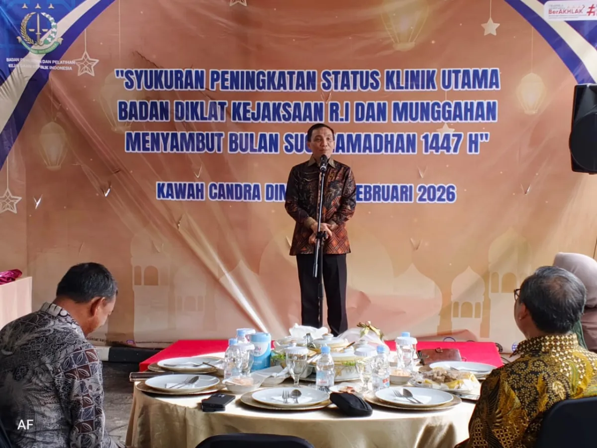 Peresmian Klinik Utama di Badiklat Kejaksaan RI Sambut Bulan Ramadhan