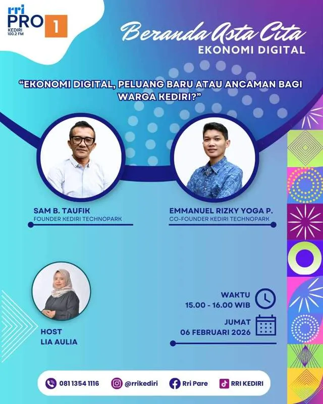 Kediri Siap Akselerasi Ekonomi Digital melalui Kolaborasi