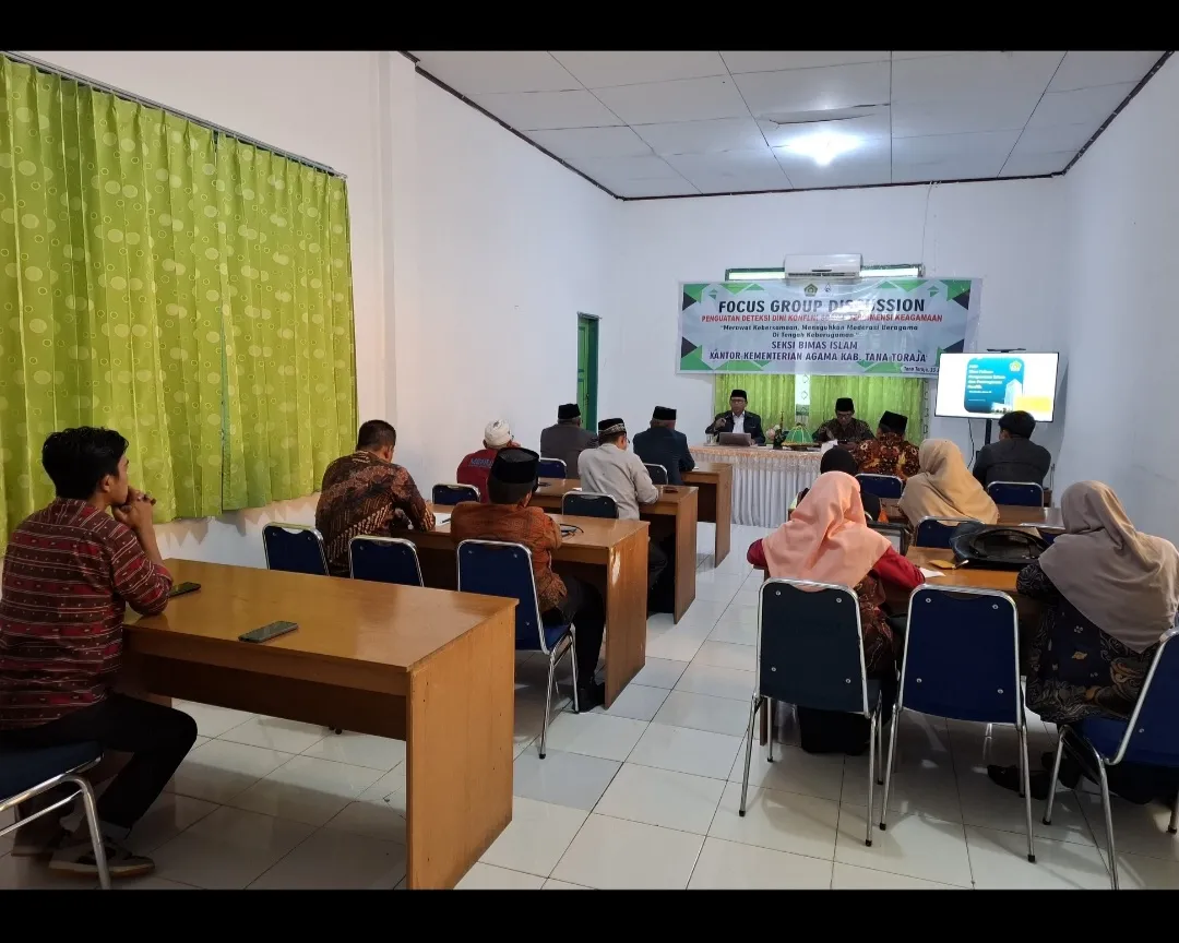 Kemenag Tana Toraja Adakan FGD untuk Penguatan Moderasi Beragama