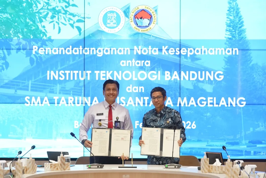 ITB dan SMA Taruna Nusantara Jalin Kerja Sama Pendidikan Berbasis Inovasi