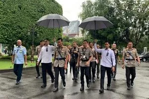 Presiden Prabowo Pimpin Rapim TNI-Polri di Istana