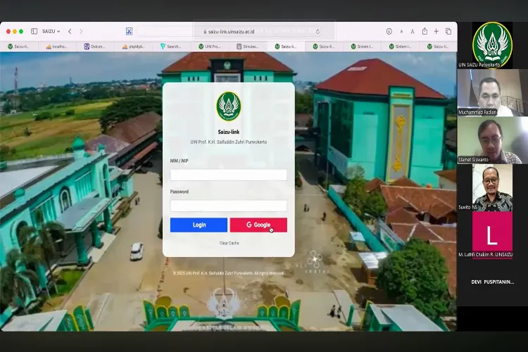 UIN Saizu Resmikan Saizu Link sebagai Sistem Akademik Mandiri
