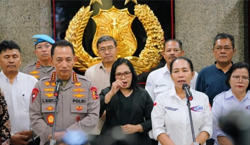 Kapolri dan KSBSI Komitmen Tingkatkan Perlindungan Hak Buruh
