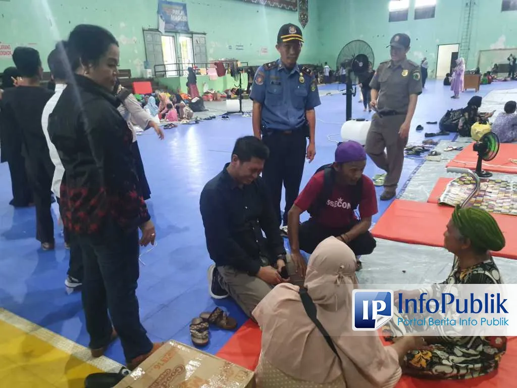 Pemko Palangka Raya Pastikan Pangan dan Kesehatan Pengungsi Kebakaran Terpenuhi