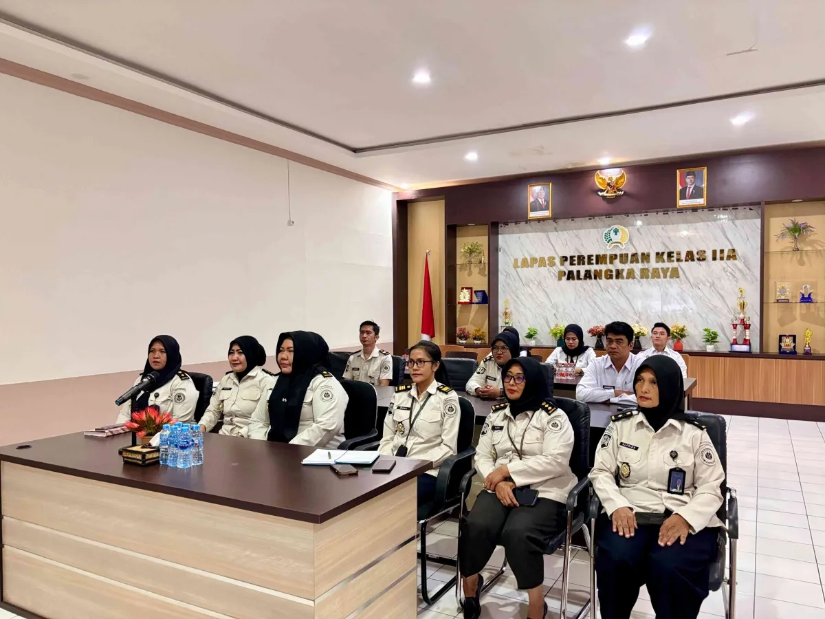 Lapas Perempuan Palangka Raya Ikuti Diskusi Daring Implementasi KUHAP dan KUHP