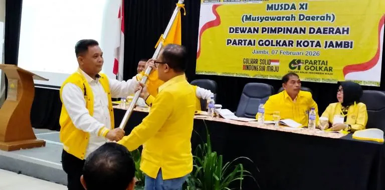 Budi Setiawan Terpilih Kembali Pimpin DPD Golkar Kota Jambi hingga 2031