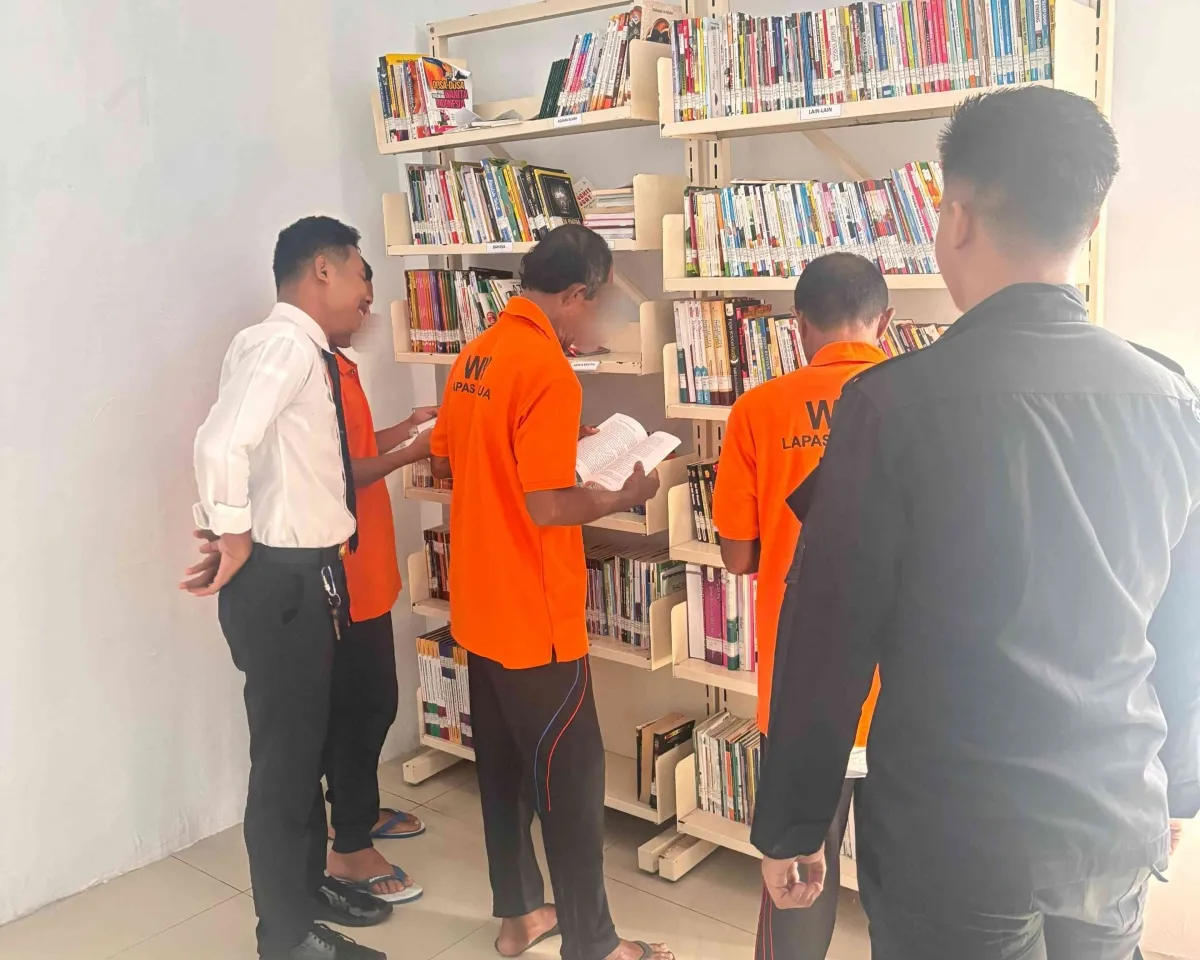 Lapas Saparua Tingkatkan Literasi untuk Warga Binaan